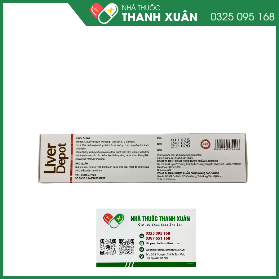 Liver Depot hỗ trợ giải độc gan, mát gan, bảo vệ gan